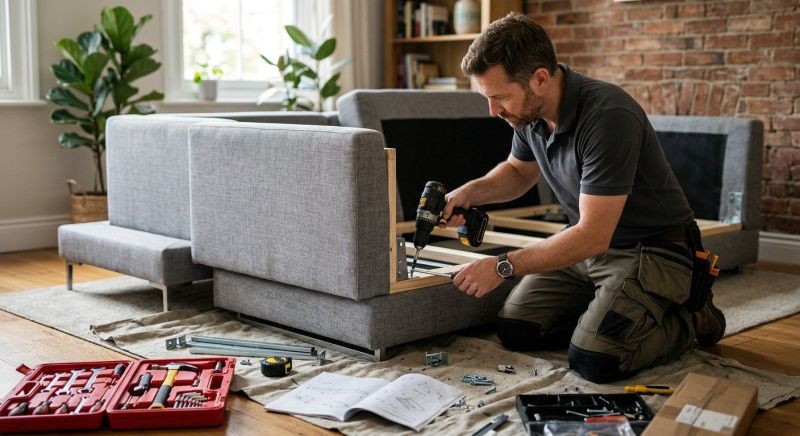 Couch Assembly in Olathe, KS