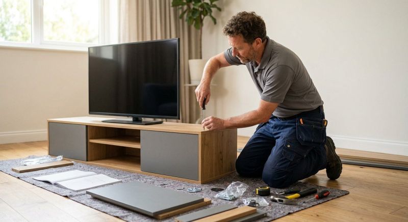 Entertainment Center Assembly in Littleton, CO