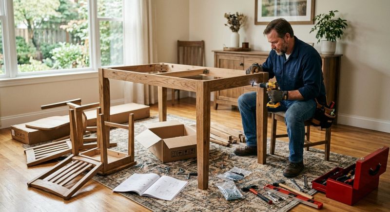 Kitchen Table Assembly in Denver County, CO