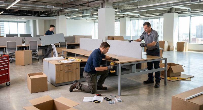 Office Desk Assembly in Olathe, KS
