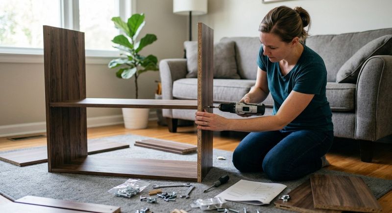 Shoe Rack Assembly in Olathe, KS