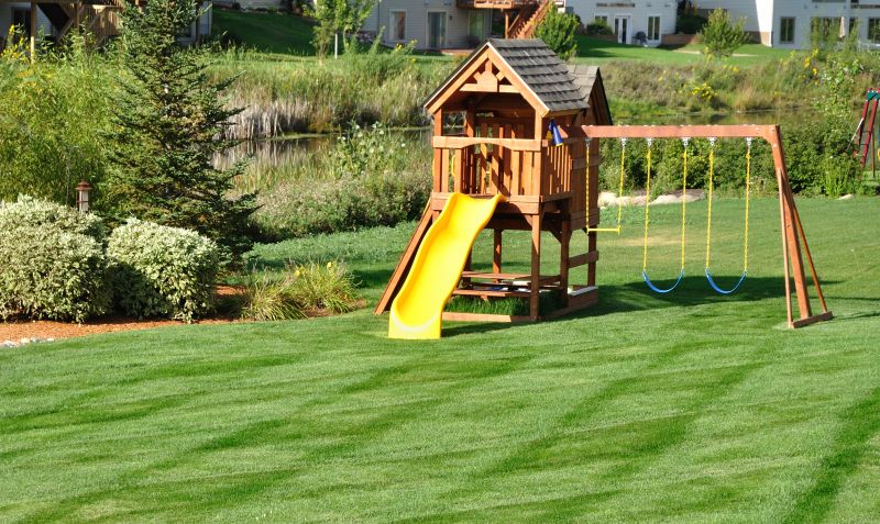 Wooden Swing Set Installation in Kansas City, KS