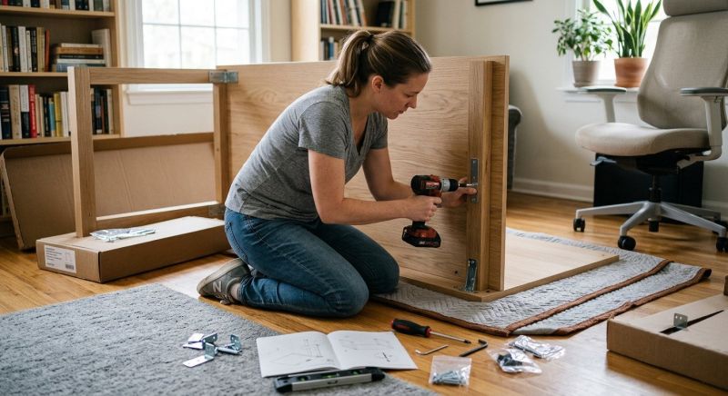 Standing Desk Assembly in Overland Park, KS